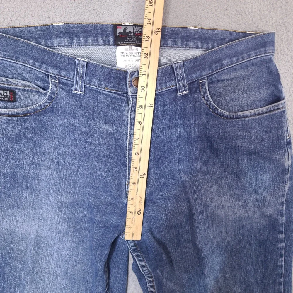 Summit FR Jeans Mens‎ 38x32 MCR Safety CAT2 PD2 Straight Flame Resist Workwear